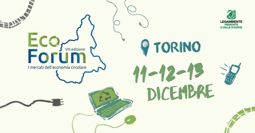 L’11 dicembre a Torino l’Ecoforum Piemonte